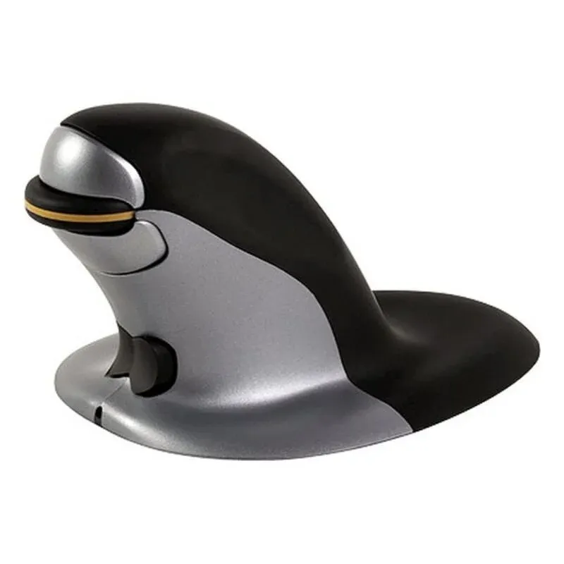 Fellowes Penguin M Rato Vertical Sem Fios 1200DPI Cinzento