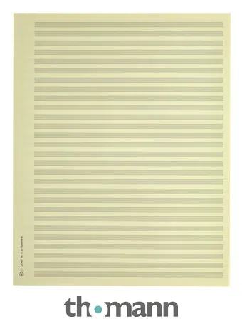 Star Sheet Music Paper Quart 5,5 mm