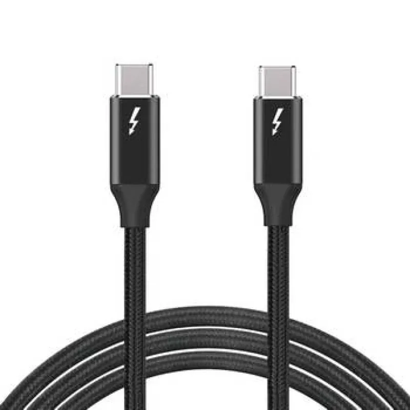 Cabo Thunderbolt 20GBPS PD 100W (20V 5A) Carregamento de alta velocidade 4K@60Hz USB-C USB-C 2M