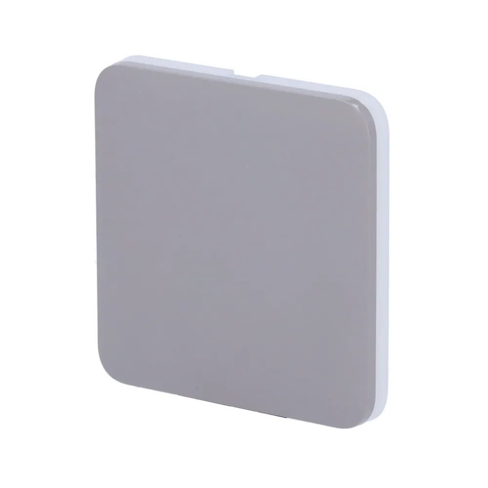 Painel Táctil para Interruptor de Luz Simples Cinza - AJ-SOLOBUTTON-1G2W-GRE