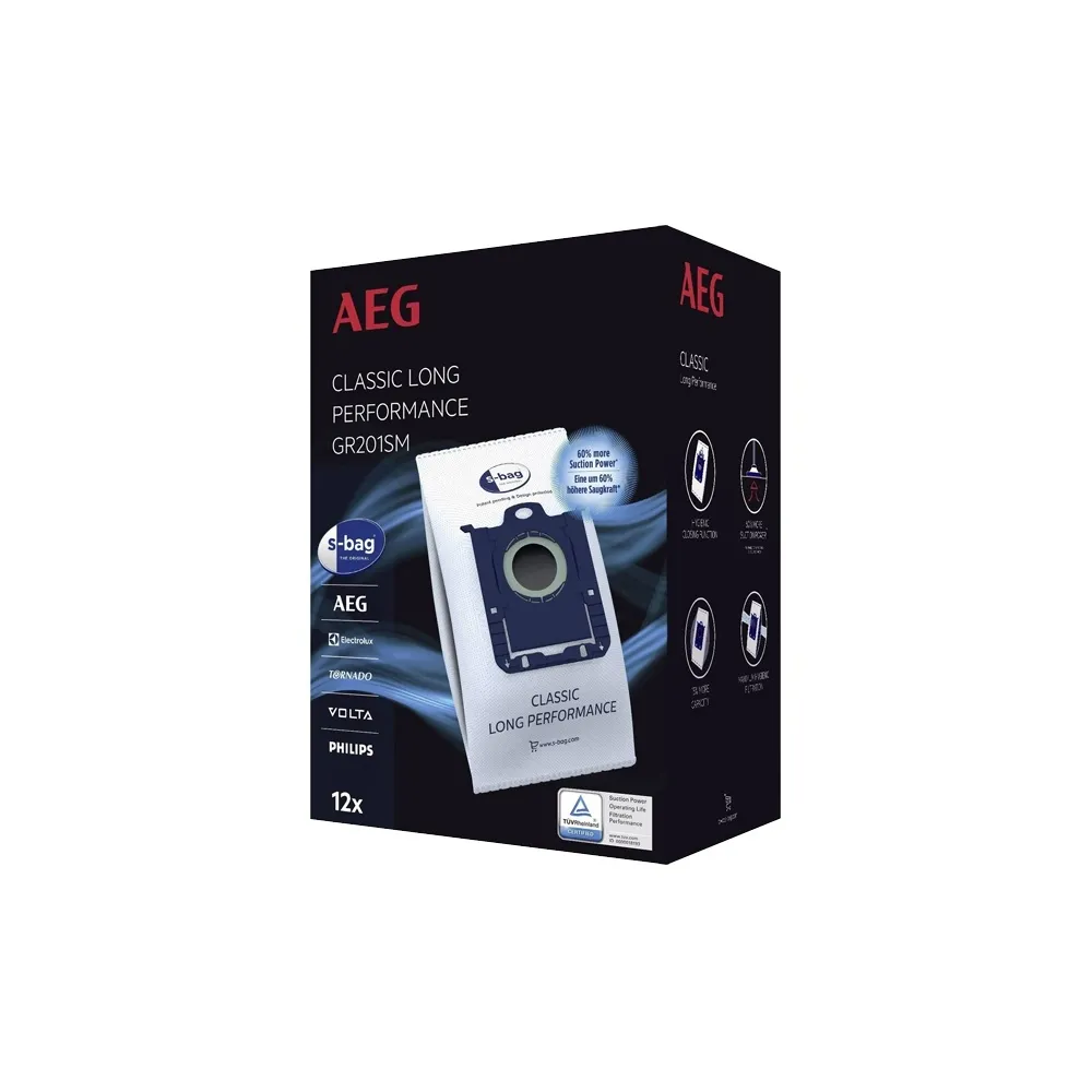 EMBALAGEM SACOS ASPIRADOR AEG - GR201SM