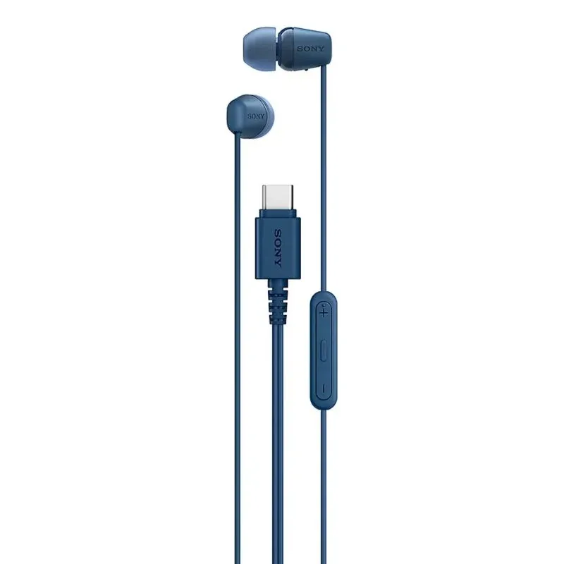 Sony IER-EX15C Auriculares com Cabo USB-C com Microfone Azuis