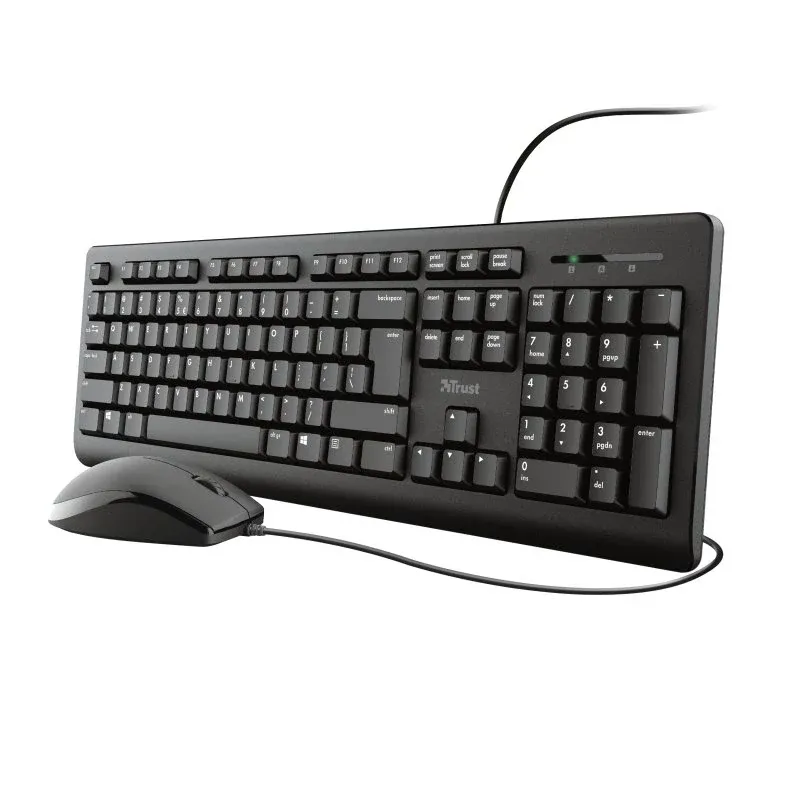 TRUST TECLADO & RATO PRIMO USB BLACK