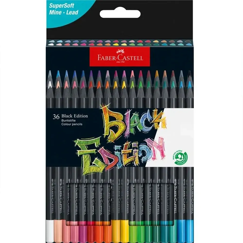Faber Castell Lápis Black Edition 116436 36 Unidades