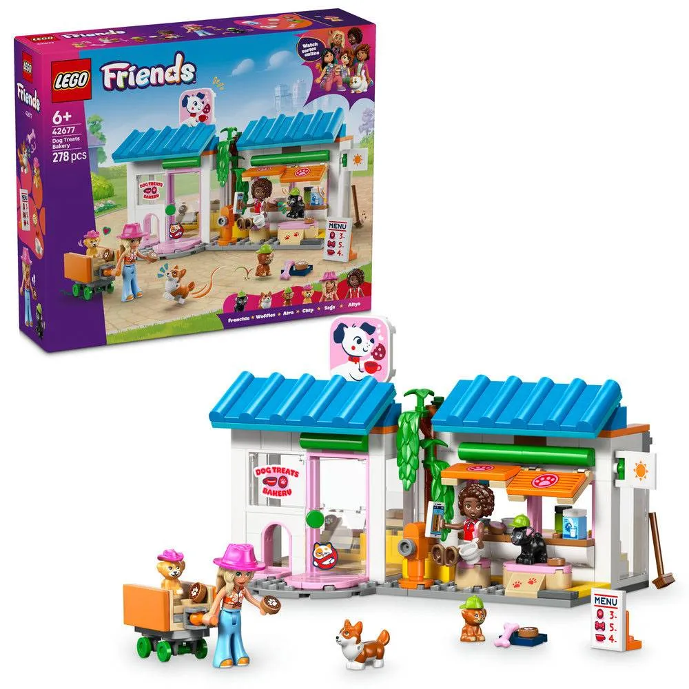 LEGO Friends: Confeitaria de Guloseimas para Cães | Idades 6+ | 278 Peças | Item 42677