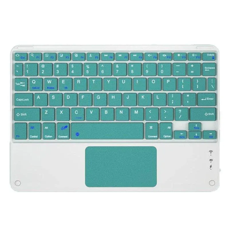 Teclado Royal Bailey X129 Bluetooth QWERTY 12.9inch Verde leve e durável