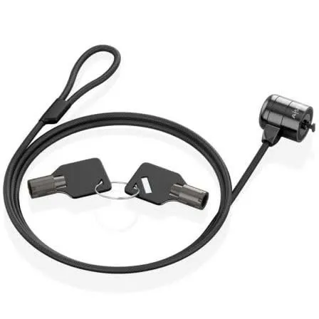 Cadeado Segurança p/ Portátil c/ Chave (1,5 mts) - AISENS