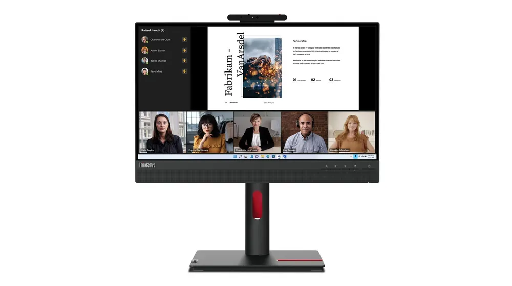 Monitor Lenovo Thinkcentre Tio22 Gen5 Touch 21,5" LED IPS FullHD Tátil