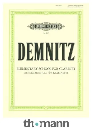 Edition Peters Elementarschule für Klarinette