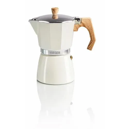 Cafeteira Haeger P/ 6 Chávenas Beje Mokapot6
