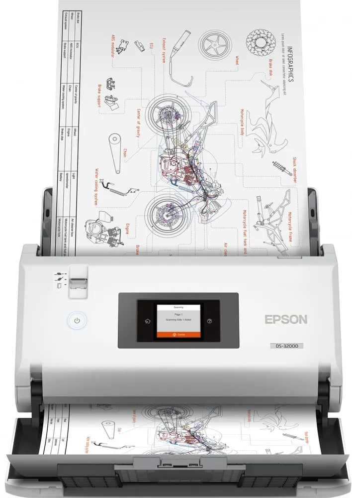 Epson WorkForce DS-32000 scanner ADF 600 x 600 DPI 90ppm B11B255401