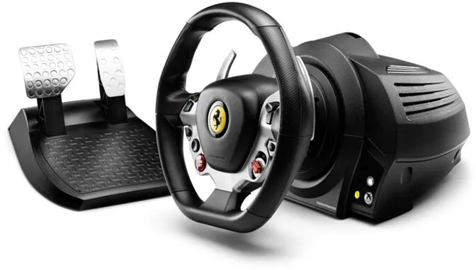 Conjunto Thrustmaster TX Ferrari 458 Italia Edition XONE / PC