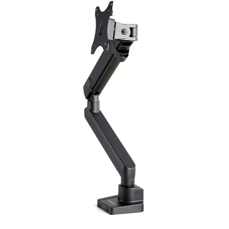 Braço de suporte de mesa VESA para monitor -2 portas USB 3.0 / gestão de cabos /