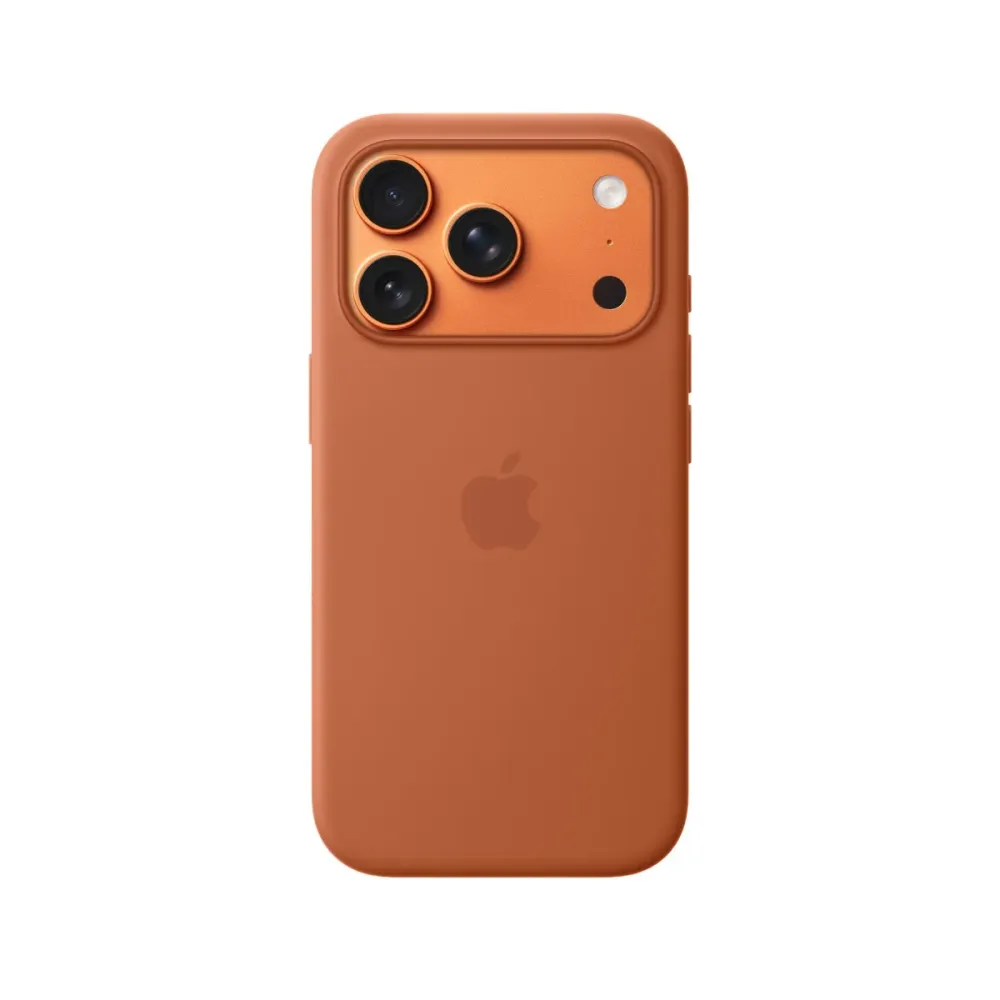 Capa Silicone Apple c/MagSafe iPhone 17 Pro Terracota