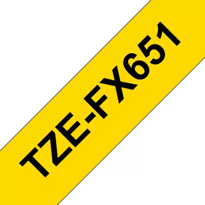 Fita BROTHER 24MM AMARELO/PRETO
