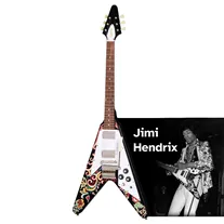 Epiphone Jimi Hendrix Love Drops Flying V Ebony