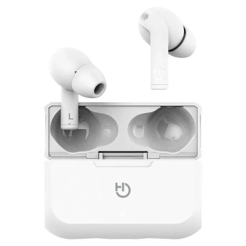 Auriculares Hiditec Fenix TWS Inalámbricos Bluetooth para Música e Chamadas, IP5X, Branco