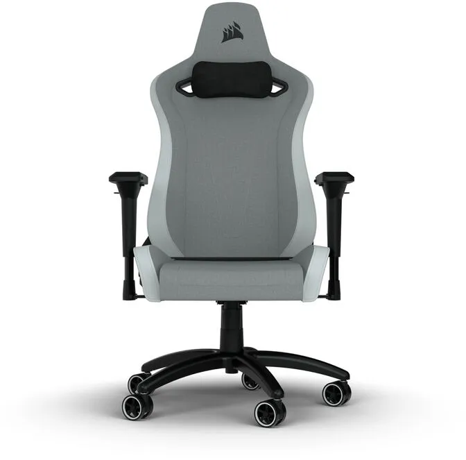 Cadeira Gaming Corsair TC200 Fabric - Tecido Branco/Cinza