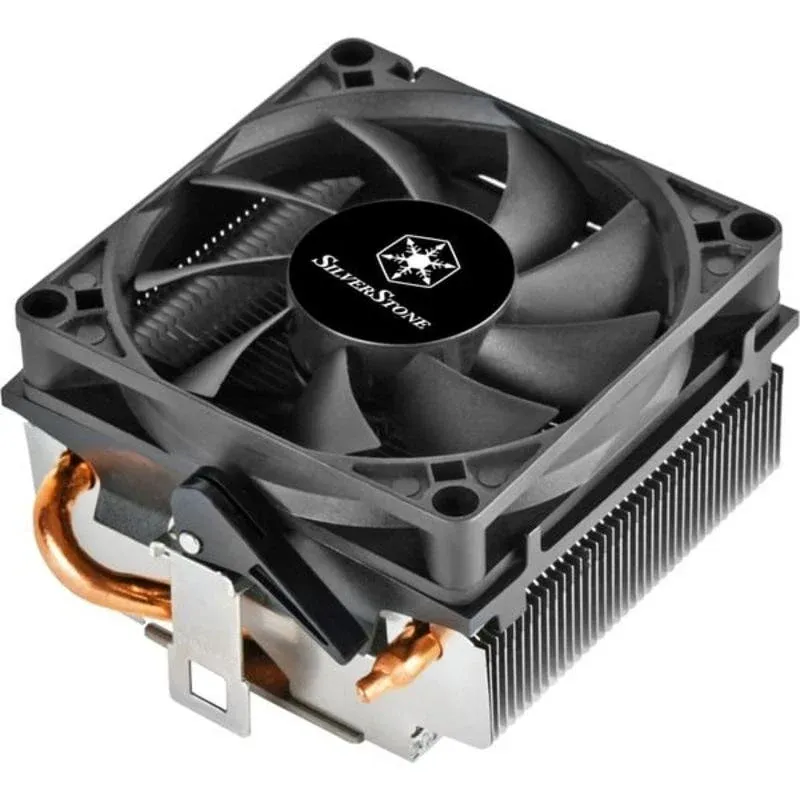 Cooler CPU Refrigeração Ar SilverStone Socket AM2 AM3 FM1 FM2 AM4 8 cm KR01 PWM