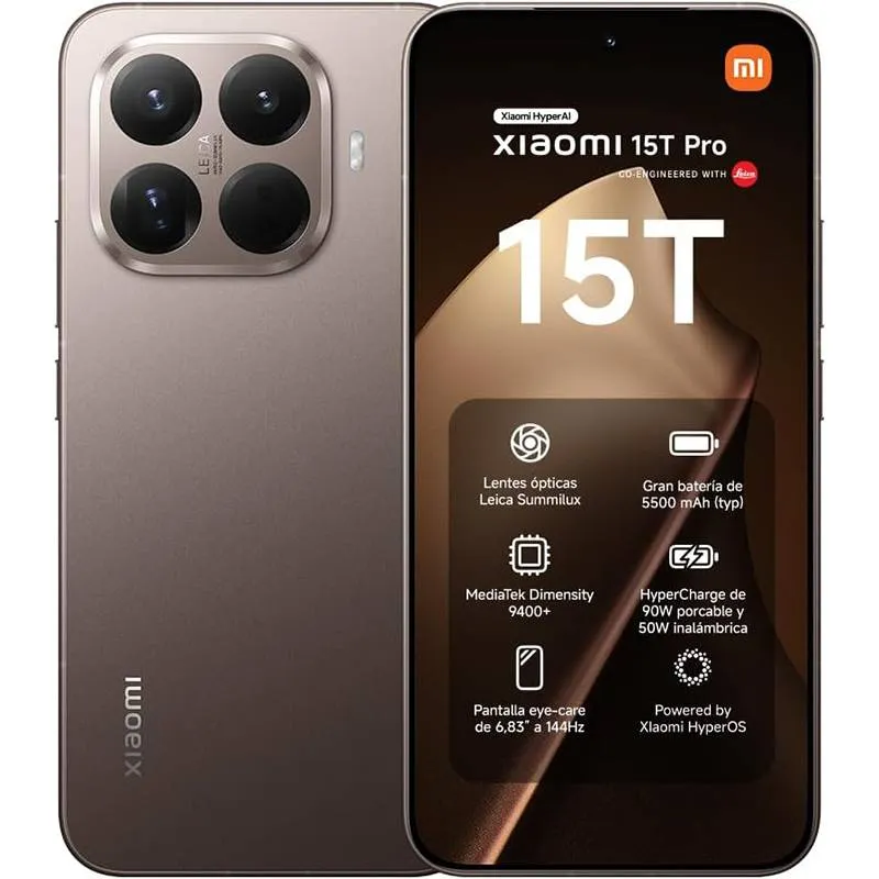 Smartphone Xiaomi 15T Pro 6.83 12GB/1TB Dual SIM Mocha Gold