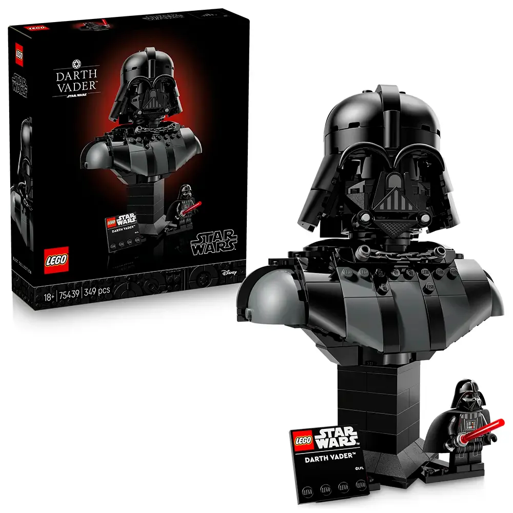 LEGO Star Wars: Busto do Darth Vader | Idades 18+ | 349 Peças | Item 75439