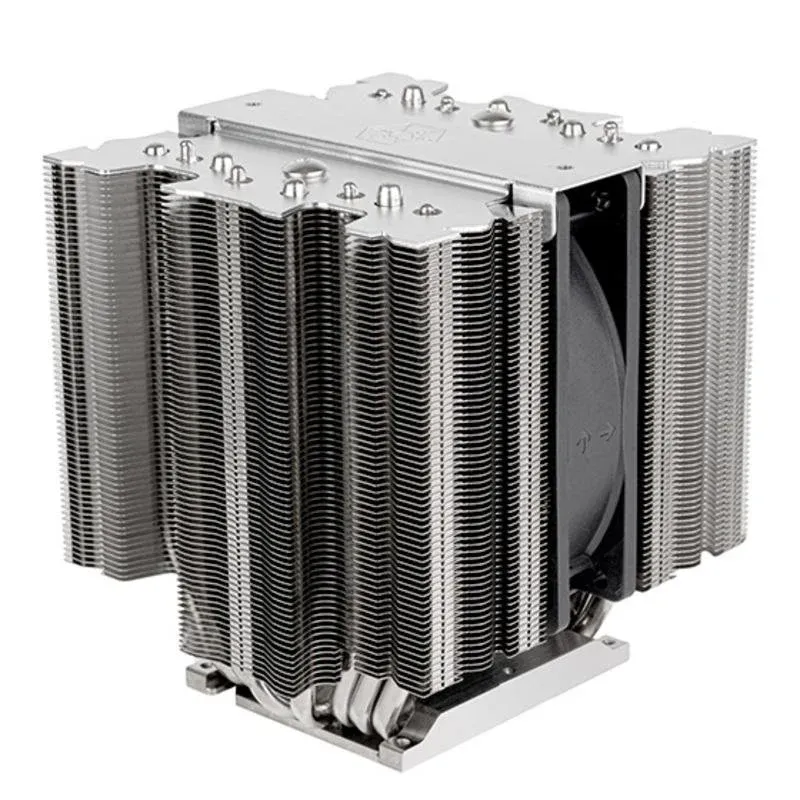Cooler CPU Refrigeração Ar SilverStone Socket TR4 SP3 SP5 120mm XED120S-WS Dupla Torre