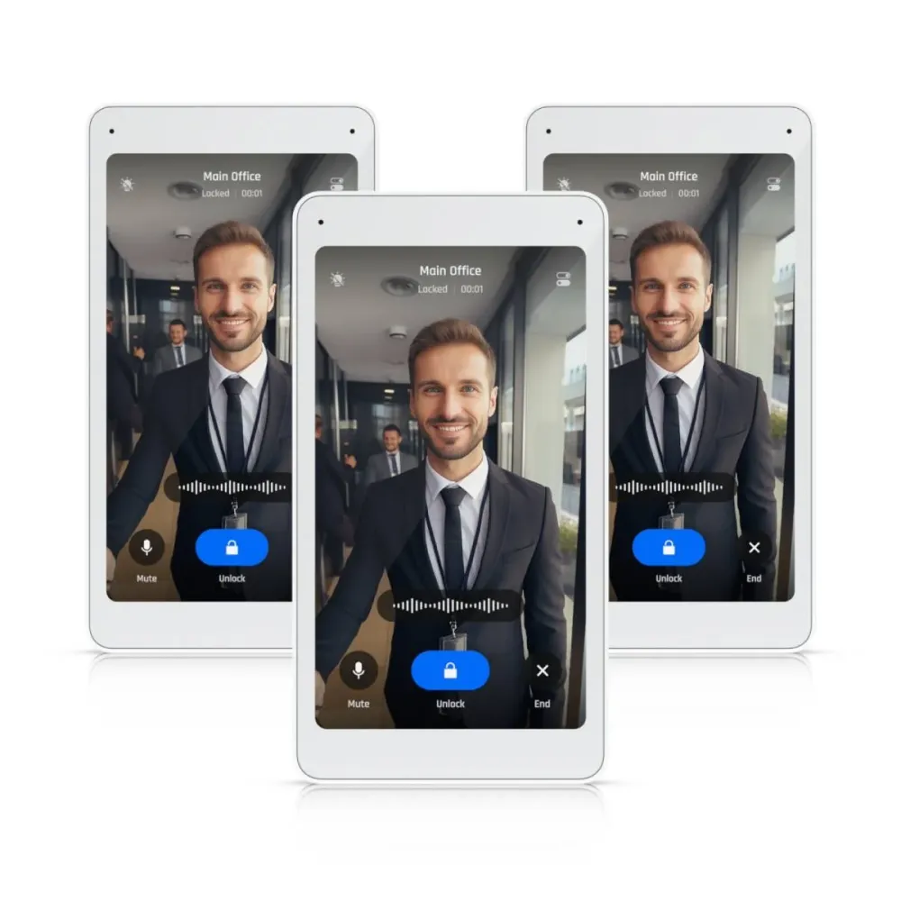 Vídeo Porteiro Ubiquiti UA-Intercom-Viewer-3 PoE (3 Unidades)