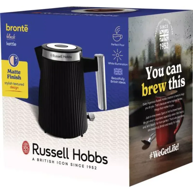 Jarro Elétrico RUSSELL HOBBS - Bronte Matte Black 26750-70