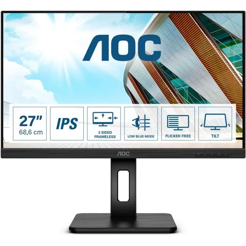 Monitor AOC Q27P2Q 27" LED IPS QuadHD