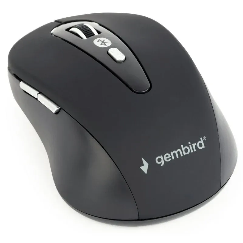 Gembird MUSWB-6B-01 Rato Bluetooth 6 Botões 1600DPI Preto