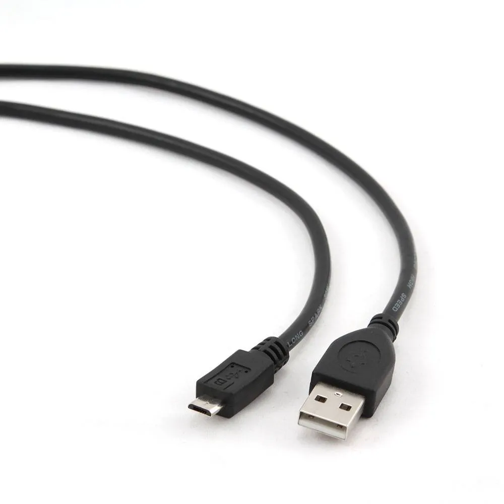 Cabo Gembird Micro-USB para USB 2.0 Type-A 3m Preto