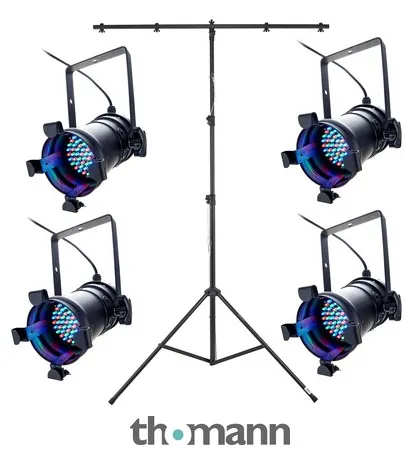 Stairville LED PAR 36 Black Bundle