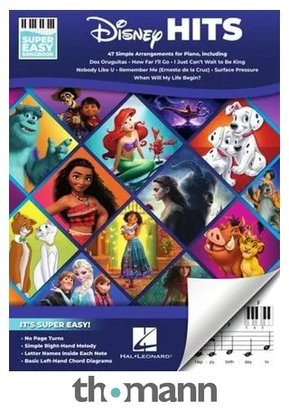 Hal Leonard Disney Hits Super Easy