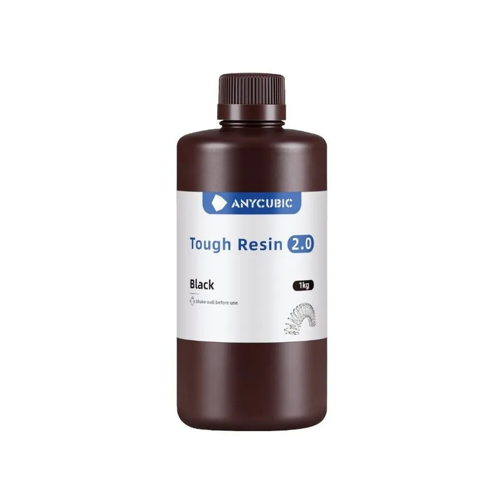 Resina Resistente 2.0 p/ Impressão 3D 1Kg (Preto) - ANYCUBIC