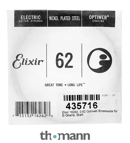 Elixir 0.62 Optiweb Electric Guitar