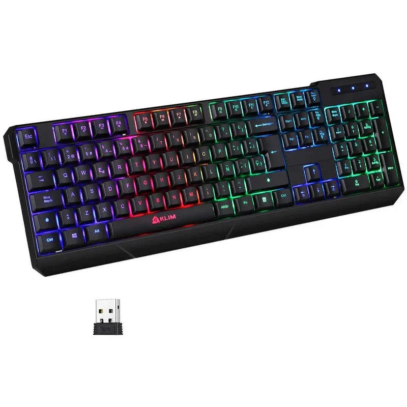 Klim Chroma Teclado Gaming Sem Fios Retroiluminado