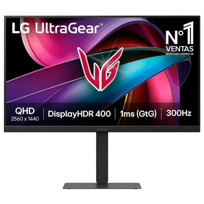 LG UltraGear 27G640A-B Monitor 27" QHD 300Hz IPS FreeSync Premium HDR400 1ms