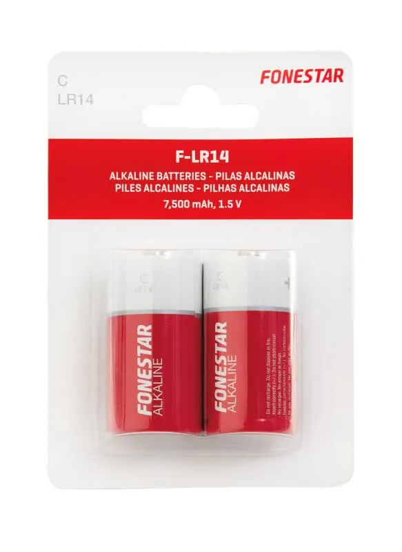 Pilhas alcalinas C-LR14 1,5 V - F-LR14