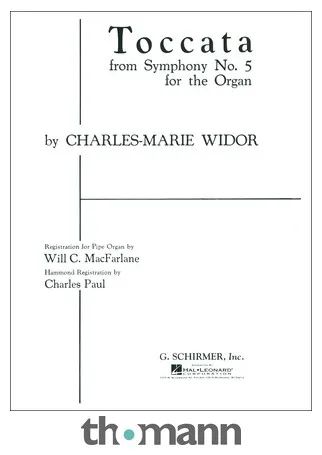 G. Schirmer Widor Toccata Symphony No.5