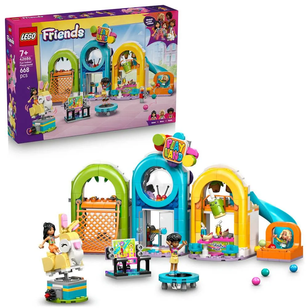 LEGO Friends: Parque de Diversões Interior | Idades 7+ | 668 Peças | Item 42686