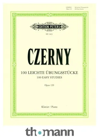 Edition Peters Czerny 100 leichte Übungsstück