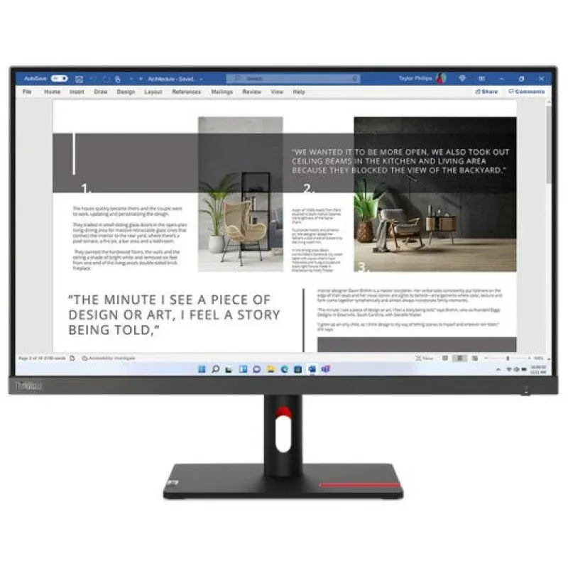 Monitor Lenovo ThinkVision S27i-30 27" LED IPS FullHD 100Hz