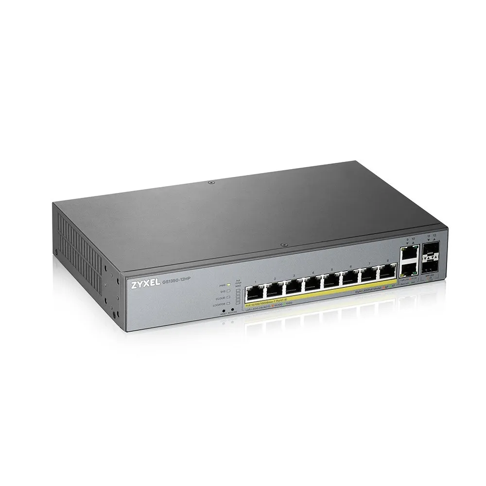 Zyxel GS1350-12HP-EU0101F switch de rede Gerido L2 GS1350-12HP-EU0101F