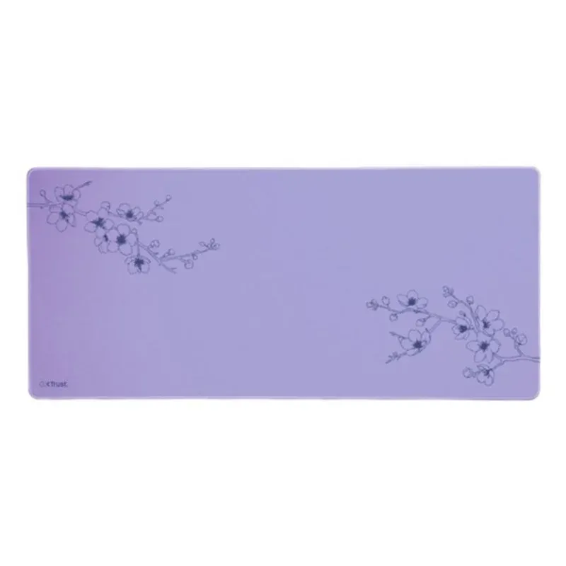Alfombrinha Trust GXT 759 XXL Gaming Base Antiderrapante Design Azul/Púrpura 900x400 mm
