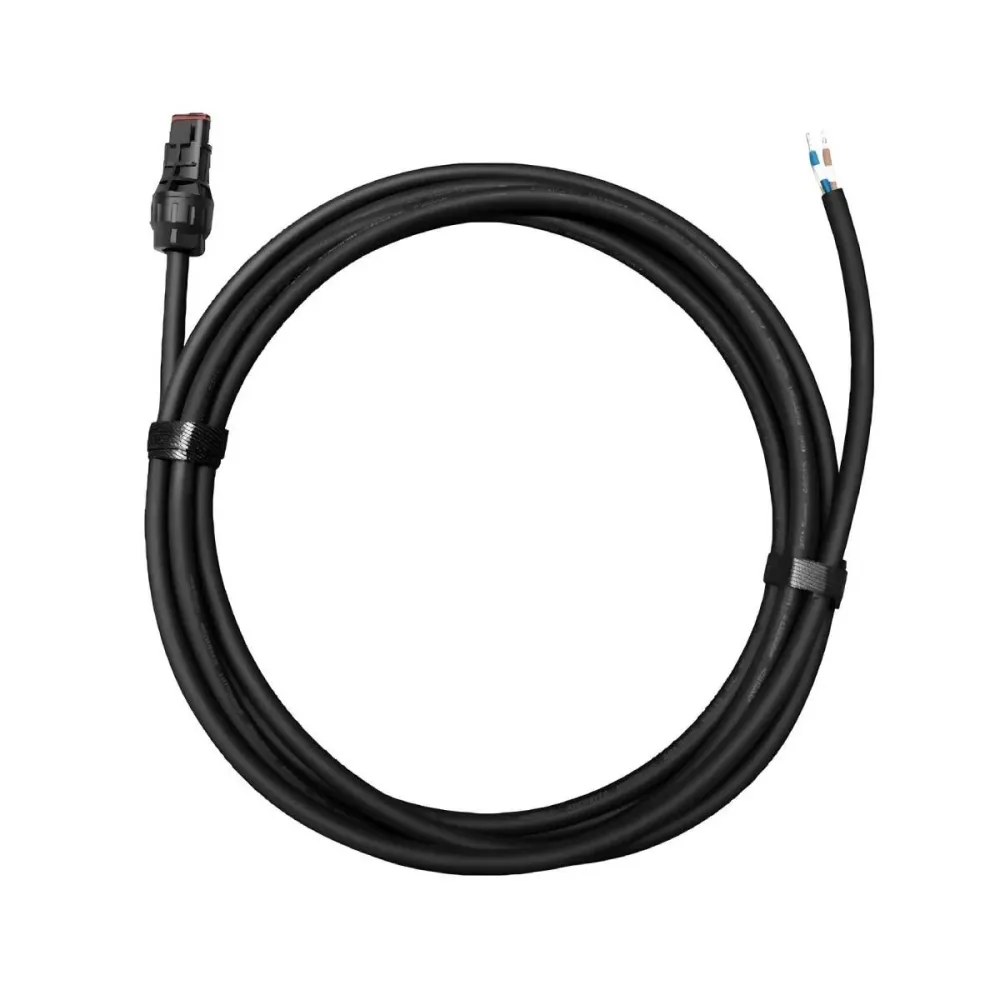 Cabo DIY BKW EcoFlow Para Microinversor 5m Preto