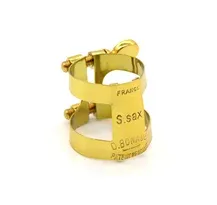 Abraçadeira Sax Soprano Bonade Invertida Dark Gold
