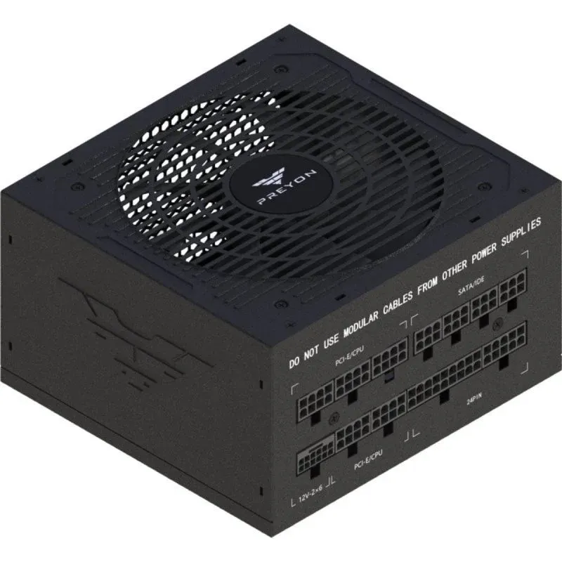 Fonte Alimentação PREYON Eagle Power Fonte de Alimentação Modular ATX 3.1 850W 80 PLUS Gold
