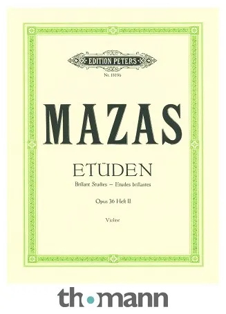 Edition Peters Mazas Etüden op.36 Heft 2