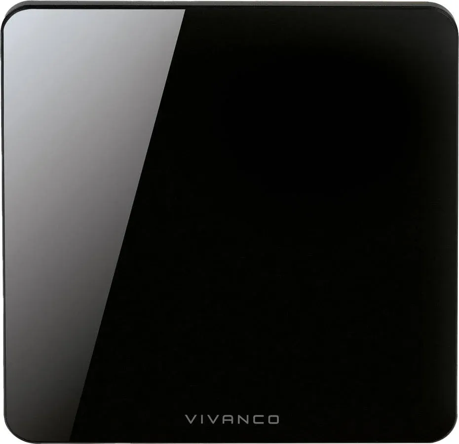 Antena Interior VIVANCO TVA3040 Quadrada (Full HD - Preto)