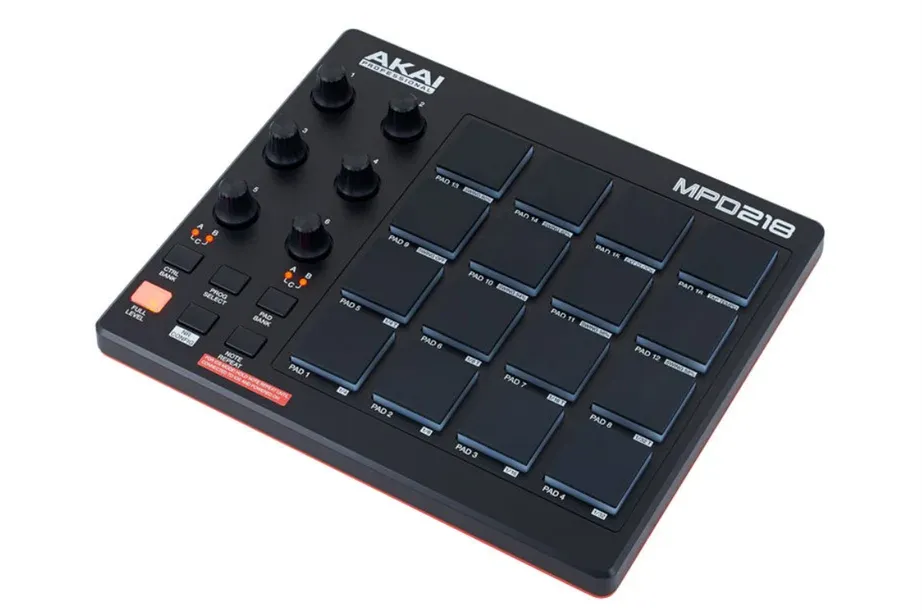 Controlador Akai MPD218